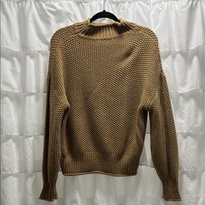 Cozy Brown Knit Sweater